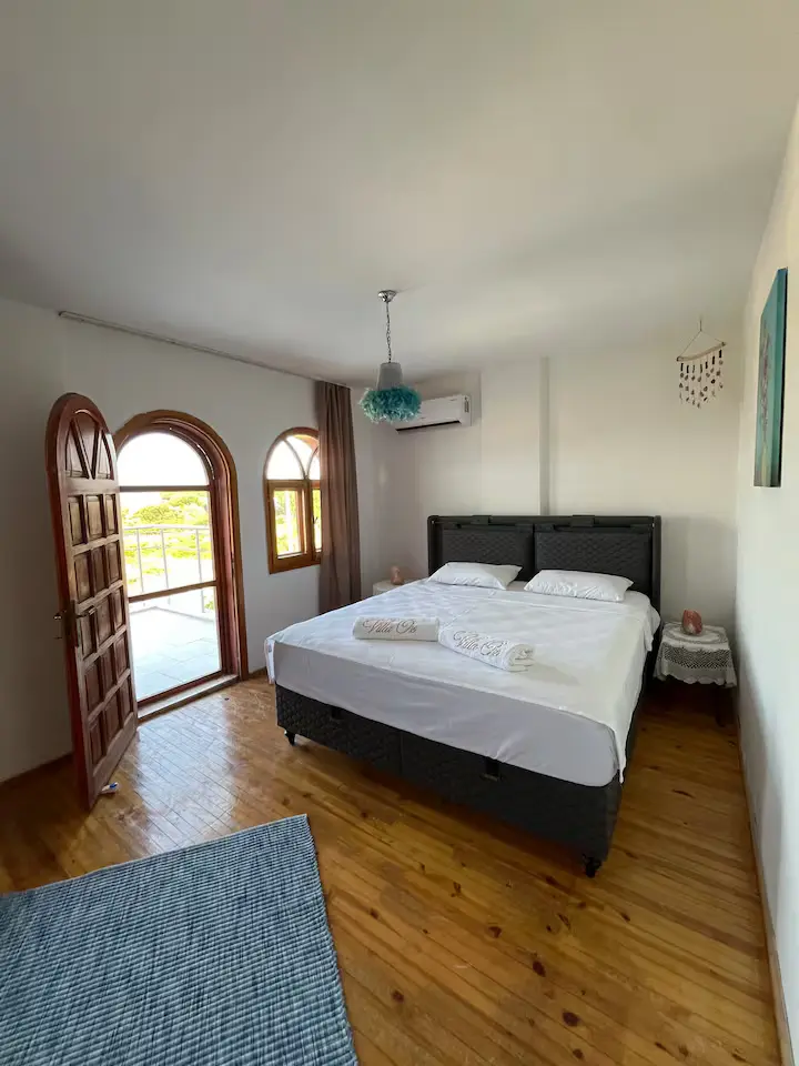 Master double bedroom opening to a private balcony