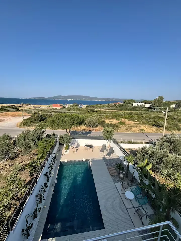 Bedroom offering a beautiful sea view